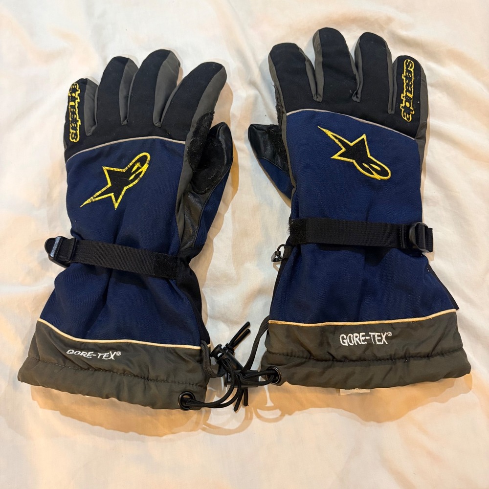 Alpinestars AST-1 Motorcycle‎ Gloves Gore-Tex Leather Kevlar XL 11